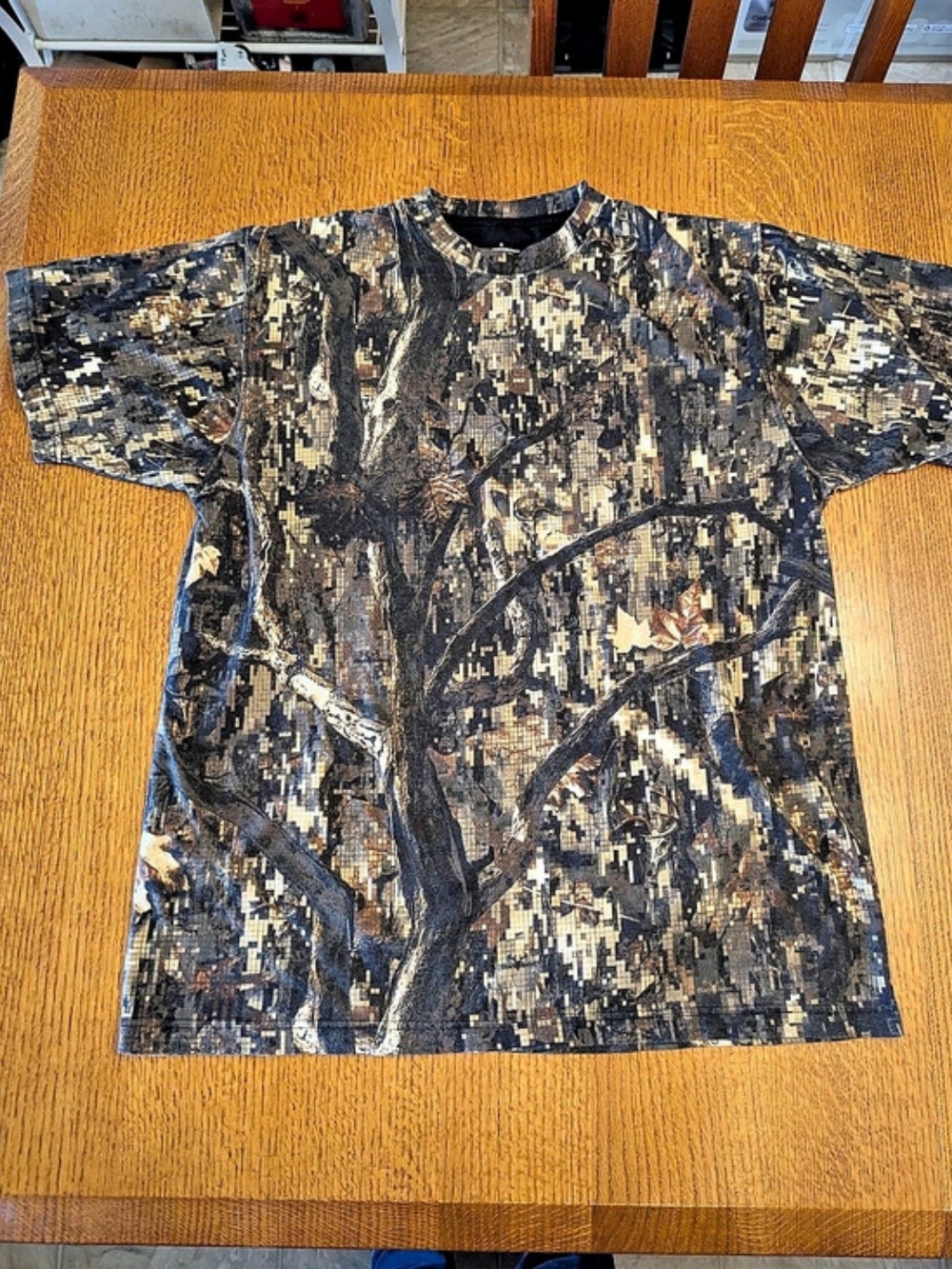 Black Antler │ Legendary 52 │ Men's XL │Camo Short Sleeve T-Shirt Cotton Blend